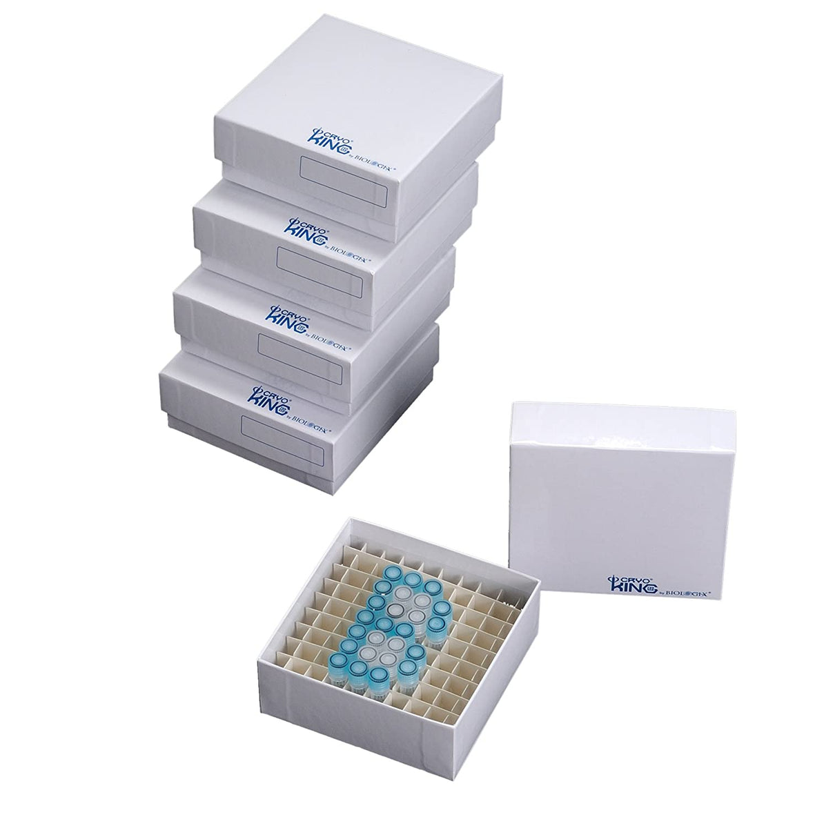 LSP Cryogenic freezer boxes with 81-place cell divider - Life Science  Products Inc.. Life Science Products